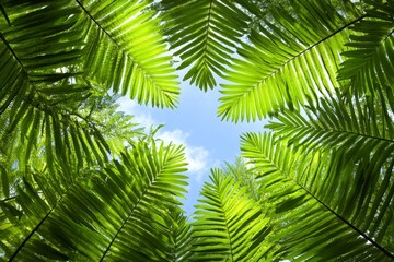 Fototapeta premium Deep tropical jungles of Southeast Asia in august