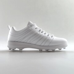 Ultra realistic baseball cleats isolated top or side view white background