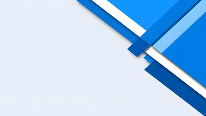 Abstract blue background with flowing lines and geometric shapes