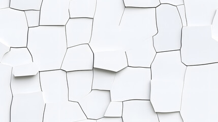 White cracked wall seamless pattern background
