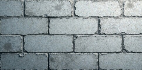 Obraz premium Rough, gray concrete block wall texture Seamless pattern , vintage, gray
