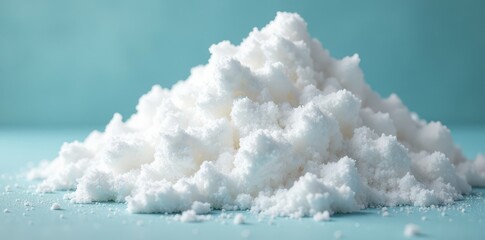 Luxurious shaving foam pile, fluffy white texture , peaks, light, surface