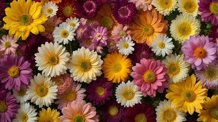 colorful flowers background