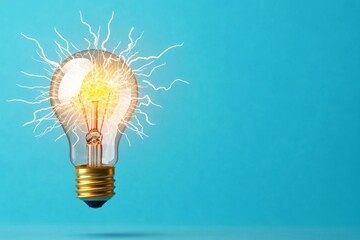 explosion of a traditional electric bulb shot taken in high speed