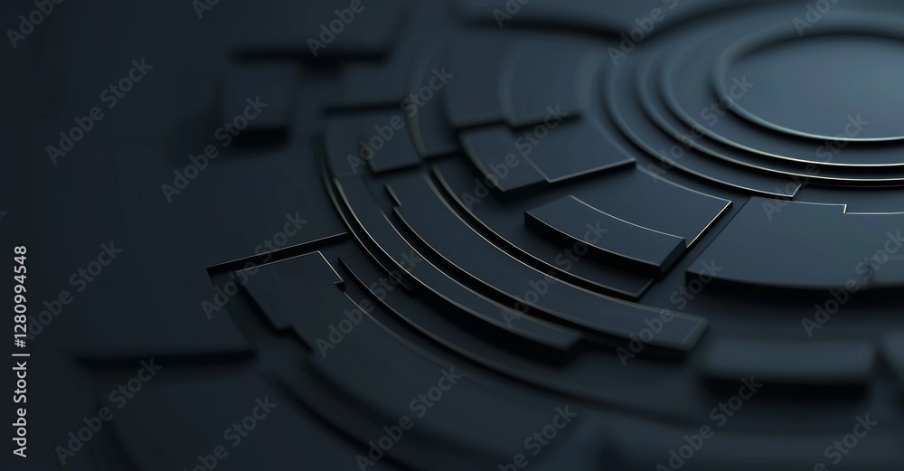 Poster a technological abstract background that has an area for copying text into