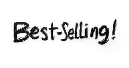 Best Selling! writing On The White Background