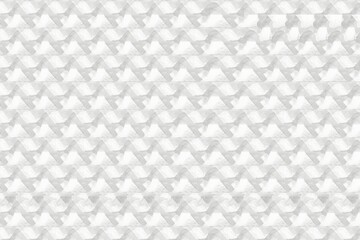 Fototapeta premium Intricate White Geometric Pattern Textile Design with a Subtle Weave Texture Ideal for Fashion and Interior Decor