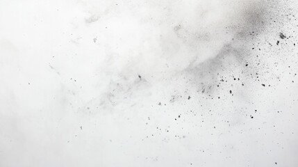 black smoke spreading on a white background. Blank background for text on banners, posters, presentation materials.