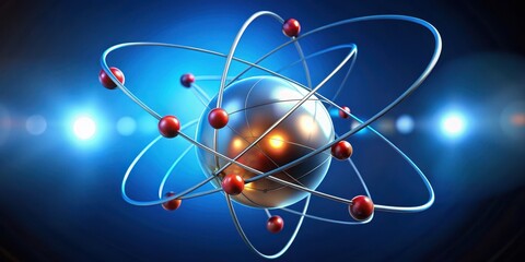 Atom with Orbiting Electrons, Molecular model