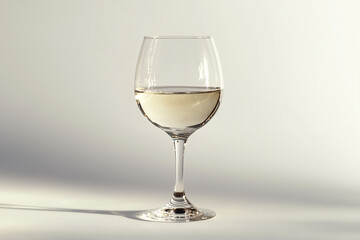 Obraz premium glass of white wine
