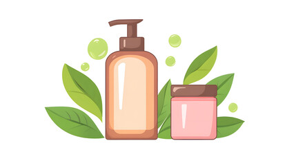 An icon of skin care products
