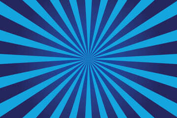 Retro sunburst ray in vintage style. Abstract comic book background.