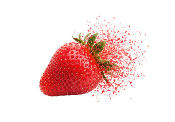 Isolated Exploding Strawberry with Fragmented Particles