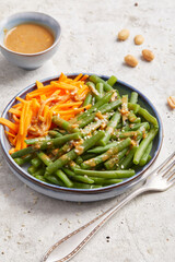 Asian Pumpkin and French Bean Salad