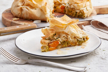 Filo Pastry Pumkin Bake