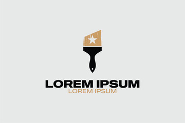 Painting Services Logo vector image template