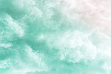 Fototapeta premium Background featuring a shiny foil texture with a green metallic holographic iridescent appearance