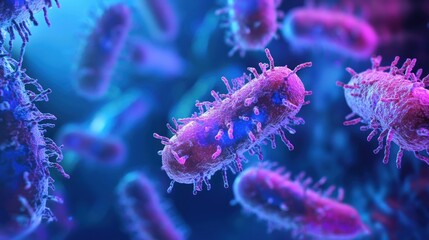 Fototapeta premium Microbiology Research