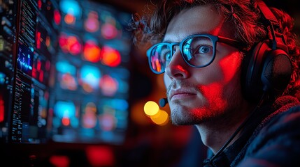 A cybersecurity team coordinating risk management efforts remotely