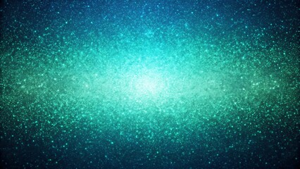 Naklejka premium Glimmering Teal Background with Sparkling Particles