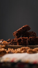 brownie with nuts