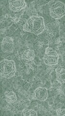 Obraz premium Abstract island on a dark green background