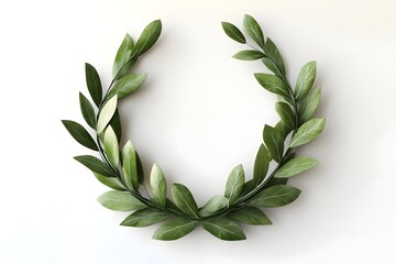 Detailed Greek Victory Wreath Rendering