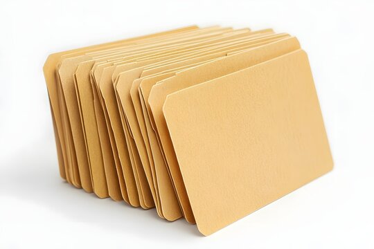 Detailed Blank Note Cards Rendering