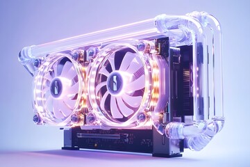 8K Liquid Cooling System Photography