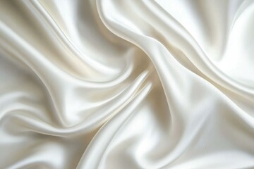 Fototapeta premium The color of the year 2025, Mocha Mousse, is a sophisticated, smooth brown satin fabric with a rich texture and graceful drape.