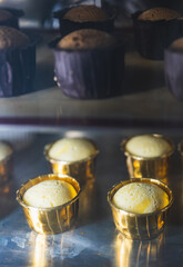 Chocolate Vanilla Cupcake Dessert Baking Process, Meditation, Healthy Organic Low Sugar Eating, Small Bakery, Home Baking, Self-Care and Happiness