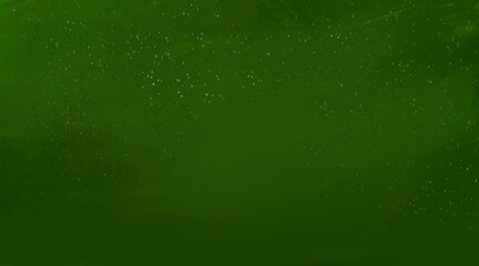 Panoramic background for studio portrait, artistic backdrop with copy space, hand drawn watercolor retro wallpaper. Deep green wall with grunge texture. Abstract Vintage design for nature and forest