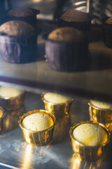 Chocolate Vanilla Cupcake Dessert Baking Process, Meditation, Healthy Organic Low Sugar Eating, Small Bakery, Home Baking, Self-Care and Happiness