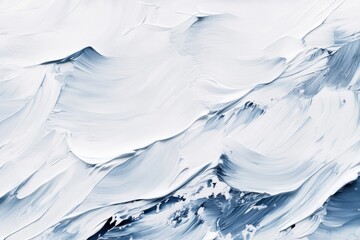 Obraz premium Abstract white and blue paint texture.