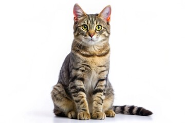 Obraz premium Gray cat sitting