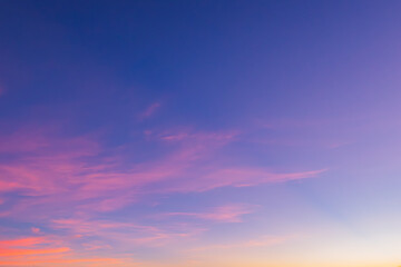 夕空