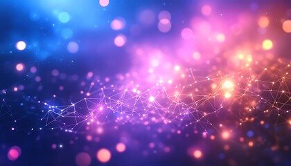 Obraz premium Abstract Network Connection Background