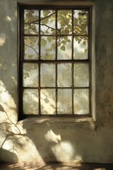 A serene room features a window with natural light illuminating a vibrant plant, creating a peaceful atmosphere for relaxation and contemplation.