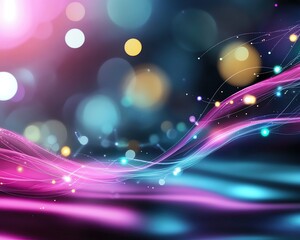 Fototapeta premium Colorful abstract background with soft waves.