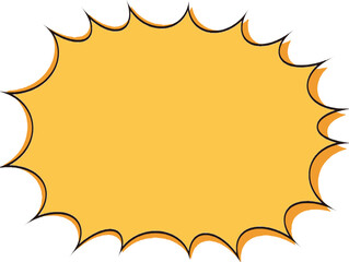 vector illustration of a yellow background