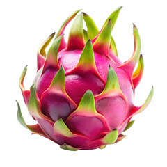 Dragonfruit fruit isolated on transparent background 