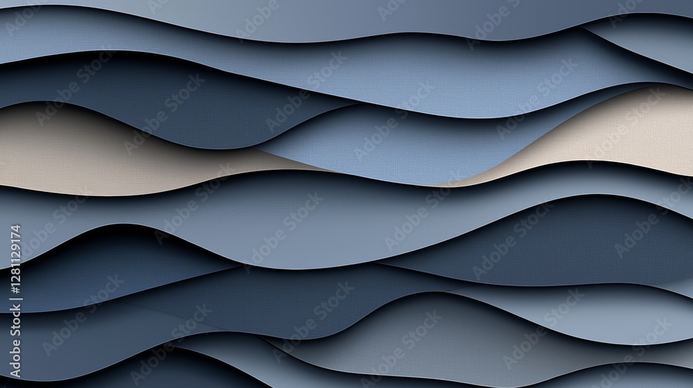 Poster futuristic blue technology background with abstract circuit patterns, seamless digital data flow, an
