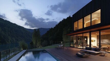 Future lakeside living offered through cutting-edge real estate design