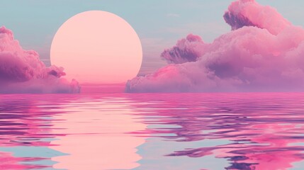 A dynamic digital artwork showcases radiant, suspended components in neon pink-purple tones set against a crisp, high-contrast backdrop