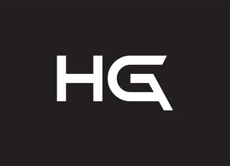 HG letter logo and initial logo design
