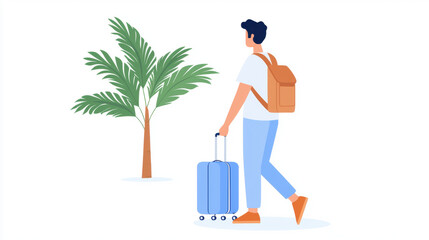 Itinerary, Travel itinerary planner image with a checklist designed for high fidelity use case.