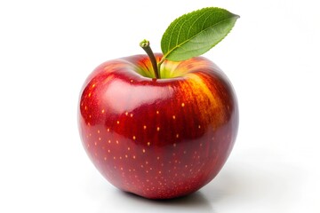 red apple isolated on white background