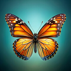 Obraz premium butterfly realistic isolated