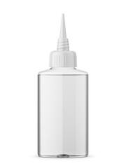 Cosmetic bottle with dispenser mockup