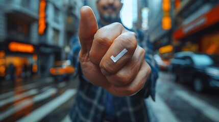 Businessmen Point to the Correct Tick Mark in a Checkbox to Confirm Accuracy and Finalize Decisions